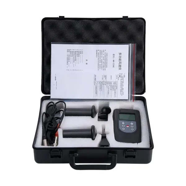 AM-1236C 4 Digit LCD Wind Speed Anemometer with 3 Cup Anem Precision Thermistor