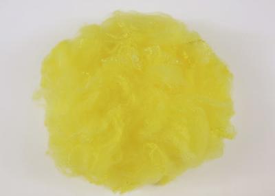 PET Flakes Solid Recycled Polyester Fiber 2D*65MM To Fill Vacuum Pillows