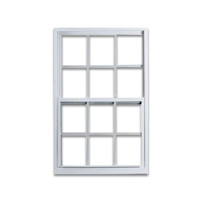 Gray Fibreglass Top Bullet Proof Single Hung Windows with Energy and Anti Theft Features