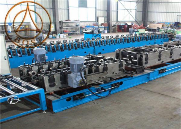 Punching Mould Cable Tray Roll Forming Machine , 9 Rollers Roll Forming Equipment