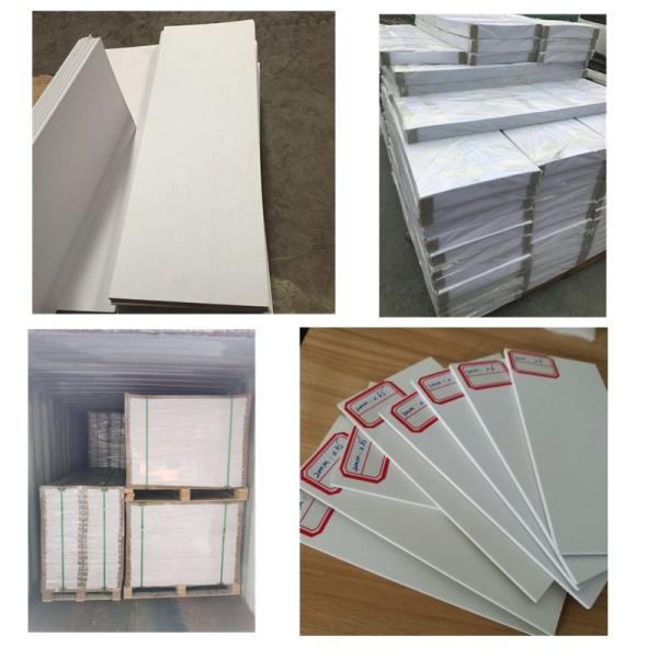 White 20*2440*3mm  PVC Foam Board Anti UV For Decoration