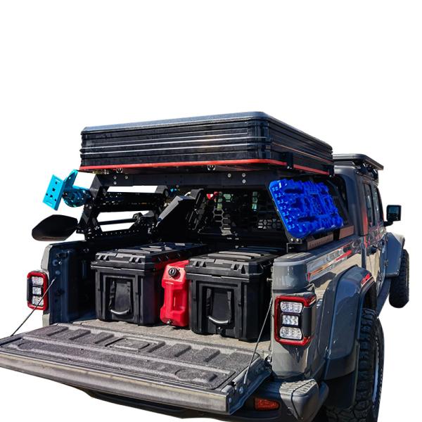 Universal Modular Base Truck Bed Rack System for Toyota Tacoma Placement Trunk Mount