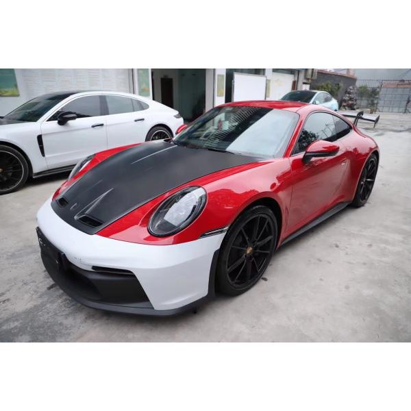 PP Plastic Material Body Kit for Porsche911 992 992 Upgraded GT3 Style Front and Rear Bumper Side Skirt Spoiler Hood Body Kit