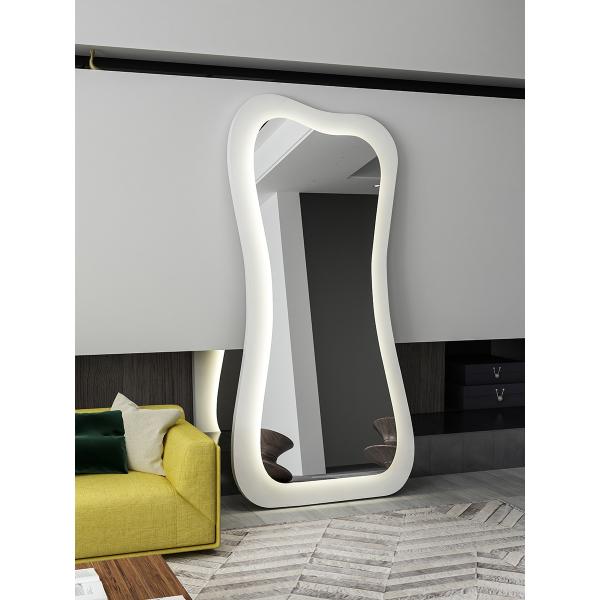 Hollywood Standing Full Length Xl Floor Mirror With Led Light 71x32