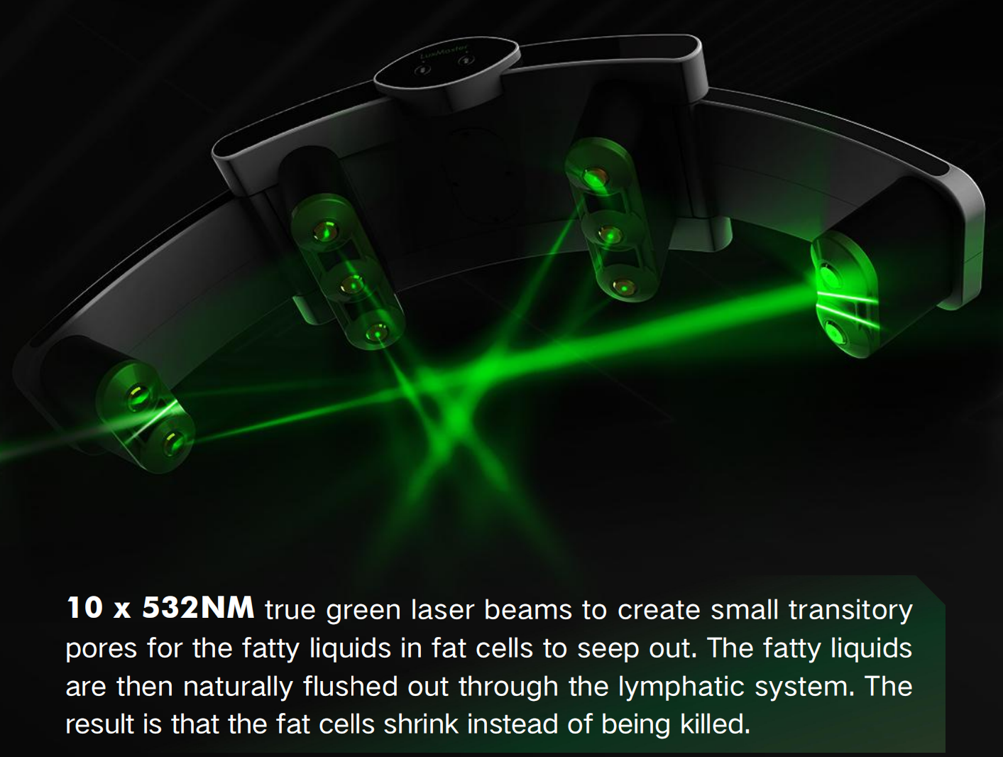 Лазер 532nm Luxmaster изумрудный уменьшая оборудование тела машины ваяя не инвазионное