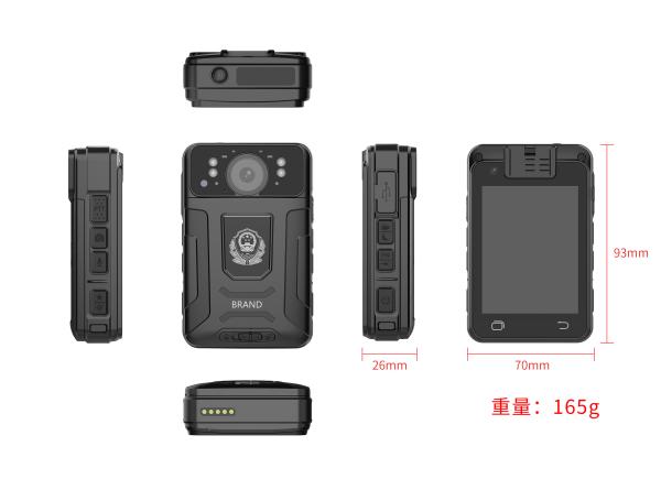 4G Waterproof IP67 Police Body Camera with GPS Tracking and CMSV6