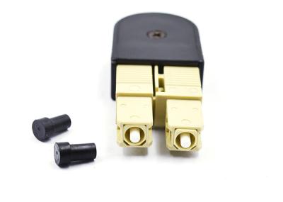 Estilo material plástico multimodo do atenuador 3dB Lookback da fibra ótica