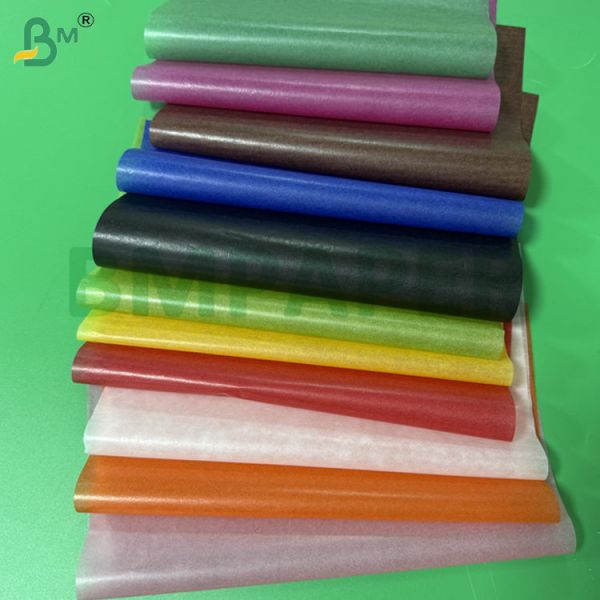 21gsm 23gsm Translucent Colored Food Grade Wrapping Paper For Dessert Holders