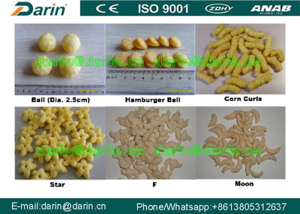 Directly Puff Extruder Machine with core - filling , snack food extruder machine
