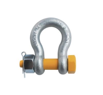 Steel Safety Pin Bow Wide Body Shackles 1.25 Inch  WLL 12 Tonne