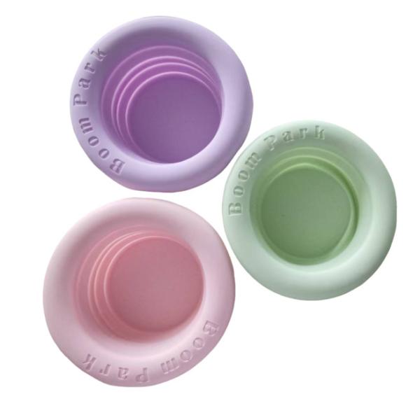 Custom Silicone Collapsible Pet Bowl for Dogs