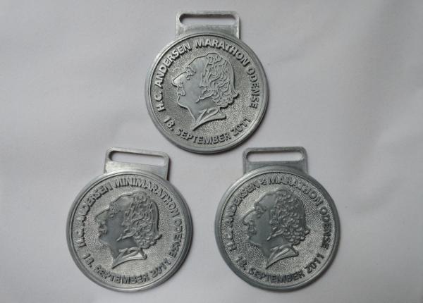 Customized Antique Brass / Copper / Zinc Alloy Plating HC Andersen Marathon medal with Die Casting