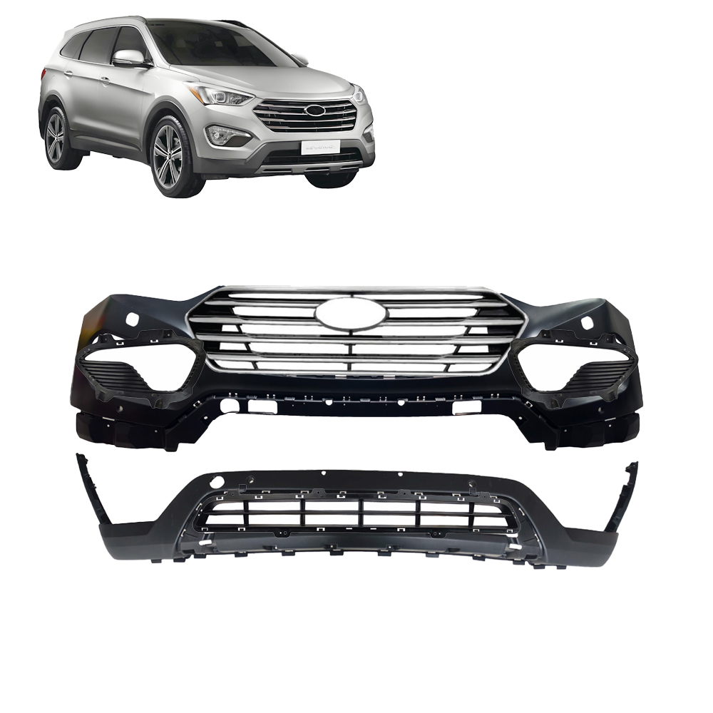 Aftermarket Front Bumper Cover Compatible with OE 86511-B8020 for 2014 Hyundai Santa Fe DM
