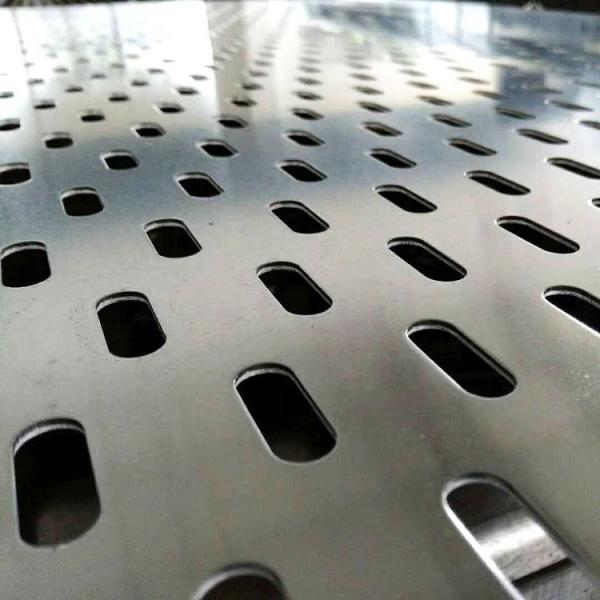 Slotted Hole Perforated Metal Sheet Stainless Steel Galvanized Steel Carbon Steel Sheet