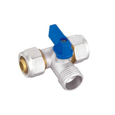 3/4 Inch Brass Ball Valve Forged Nickel Surface BV1037