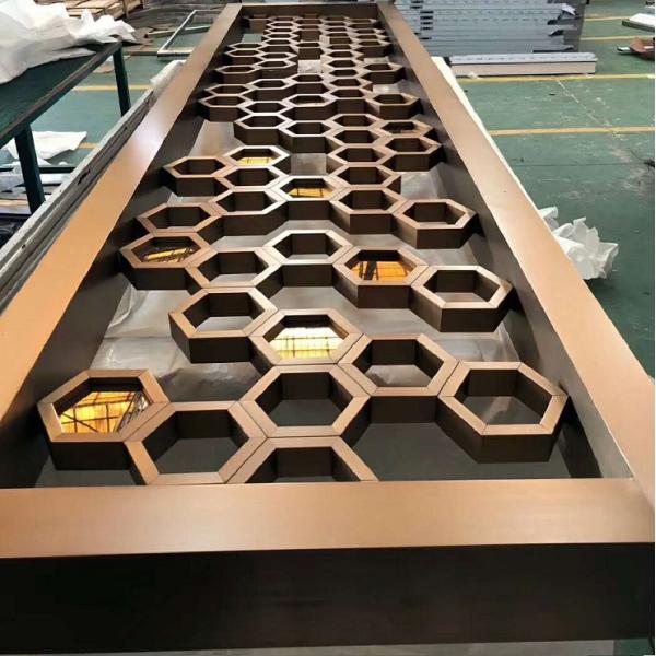 Tabique de aluminio multifuncional del soporte de flor del metal de la división de la decoración