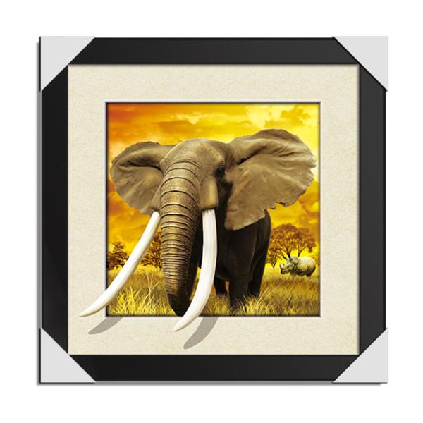 Custom Lenticular Image Printing For Gift , 5d Animal Collage Poster 15.7x15.7 Inches