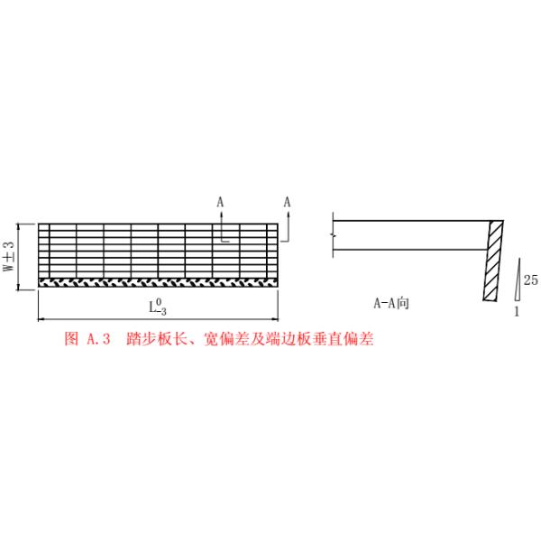 OEM 30mm Pitch Bearing Bars Steel Grate Stair Treads T2 For Ladder