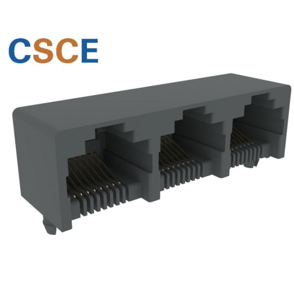 Side Entry Integrated 90 Degree RJ45 Ethernet Connector