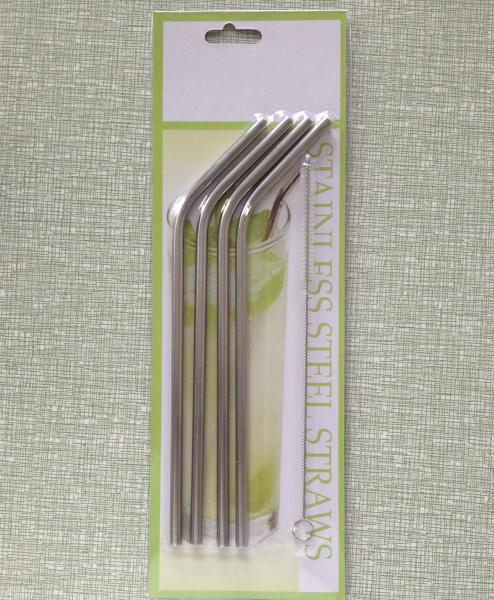 Metal Material and Eco-Friendly Feature Stainless Steel Drinking Straws