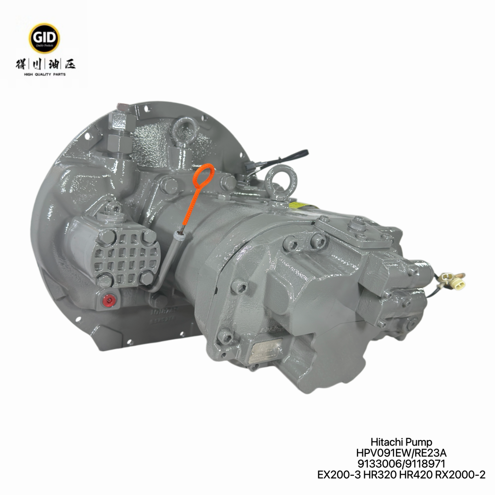 Hitachi HPV091EW Hydraulic Main Pump with High-Strength Cast Iron Construction Precision Components and Tested Before Shipment for EX200-3 HR320 HR420 RX2000-2
