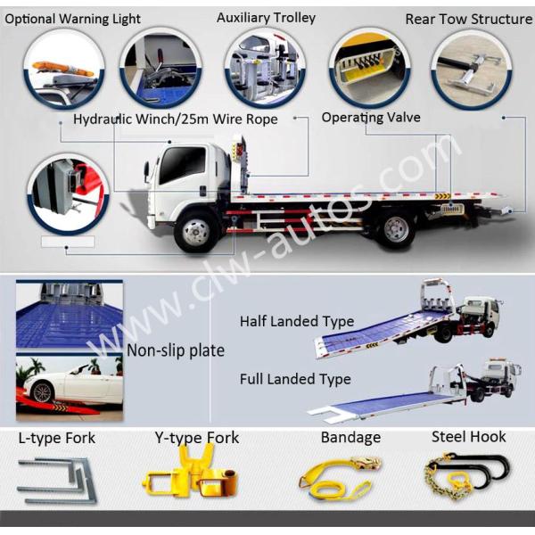 Left Hand Drive Foton Aumark Underlift Tow Truck 3 4 5 6t