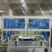 Operación de interfaz hombre-máquina, máquina capaz de personalizar bolsas trapezoidales primarias de varios tamaños