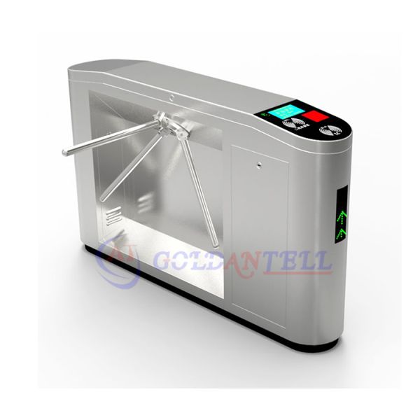 Half Height Security Turnstile Gate with IP54 Protection 30-40 Persons/Min and 550mm-600mm Passage Width