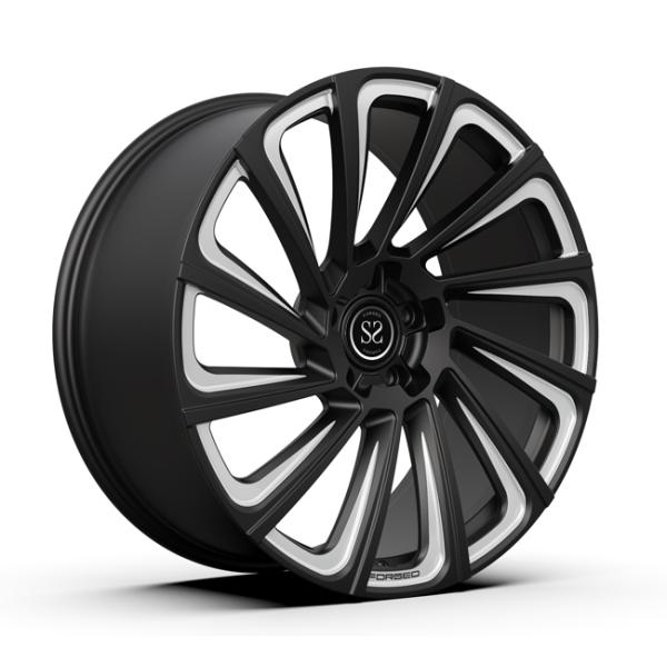 23inch 23 X 11 Forged Monoblock Rims Matte Black Milled Mercedes Benz G Class Wheels