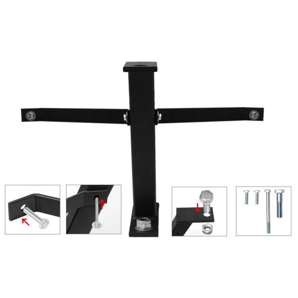 Конструкция логотипа на заказ Стальная газонокосилка прицеп буксирующий прицеп для Cub Cadet Pro Hi Hitch