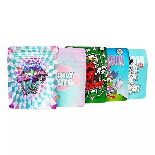 Child Proof Resistant Smell Proof Mylar Zip Lock Bags 3.5g 7g 14g 28g