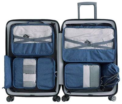 Large Capacity Bra And Underwear Travel Bag Packing Cubes 8pcs Organizers Set