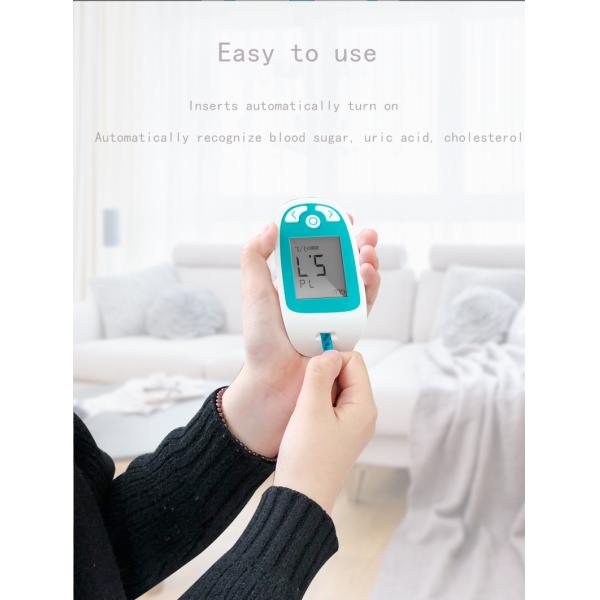 Wholesale Blood Glucose Cholesterol Uric Acid Meter 3-in-1 Multifunction Monitor