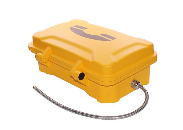 J&R Wall Mounting Outdoor Weatherproof Telephones , Industrial Analog Telephone