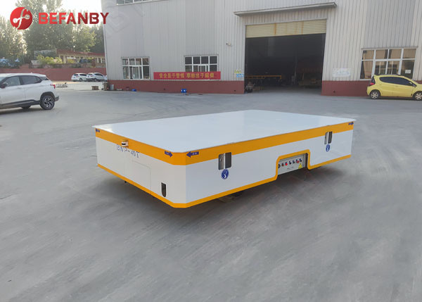 Carretilla de transferencia motorizada colgante de mano para manejo de moldes de almacén