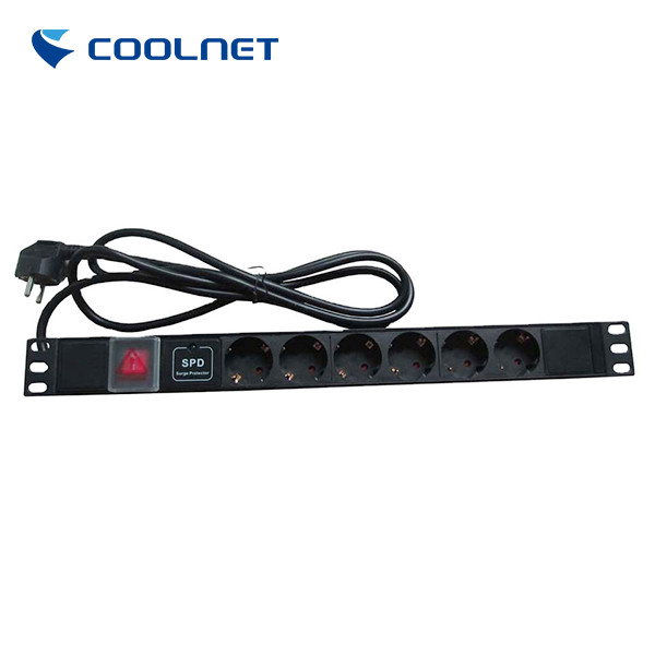 63A Current Custom Colors Power Distribution Unit PDU with Operating Temperature -10℃ to +75℃