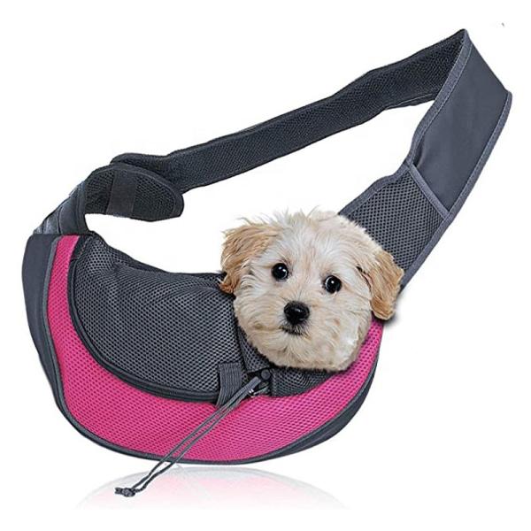Pet Travel Bag  Neck Sling  Strap Stuff Tote Adjustable Backpack  Cat Dog Carrier Bag
