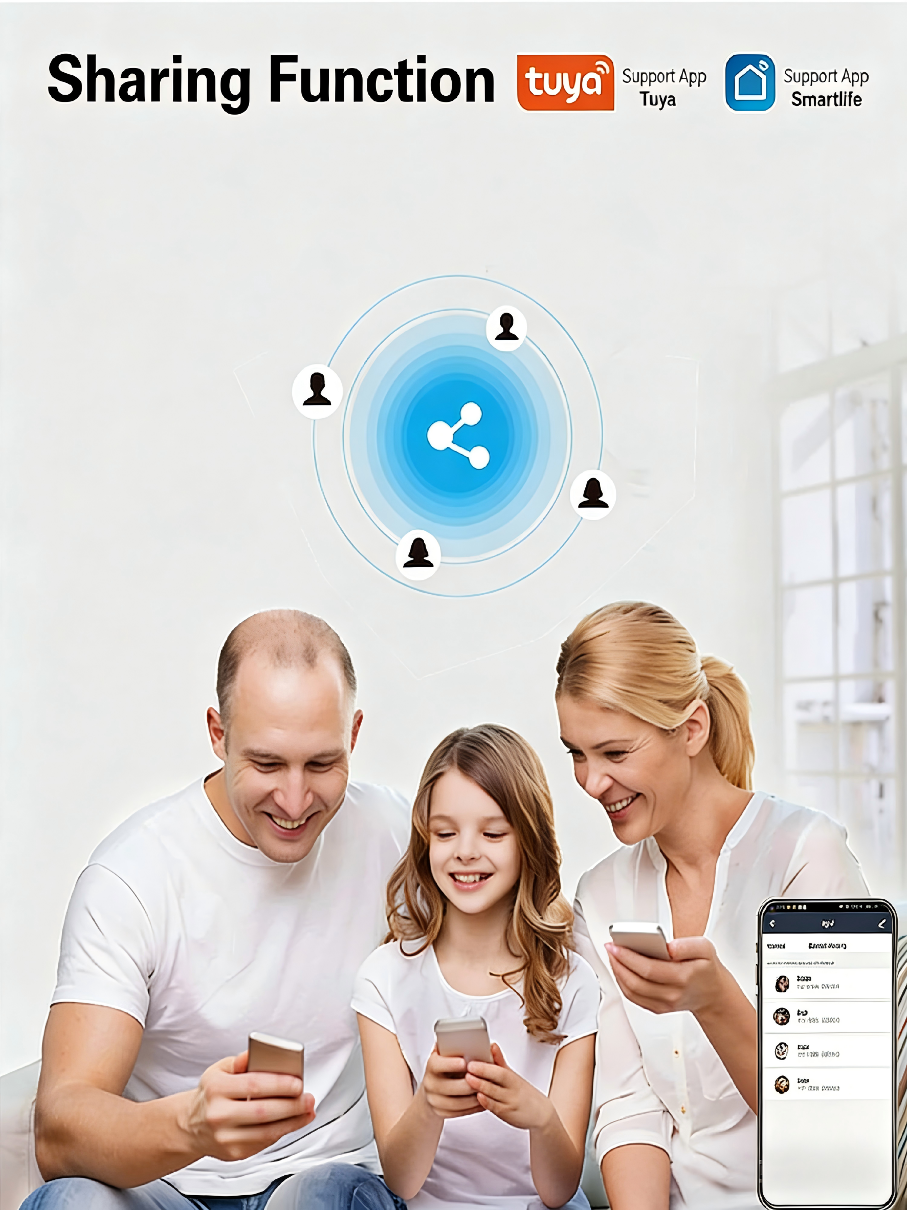 Tuya Smart Home Automation Devices 2.4GHz WiFi Wall Socket Real Time Power Meter 16A