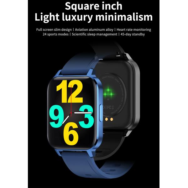 24 sports Mode Fitness Tracker Smartwatch Q8 Realtek8762 Heart Rate Sleep Monitor