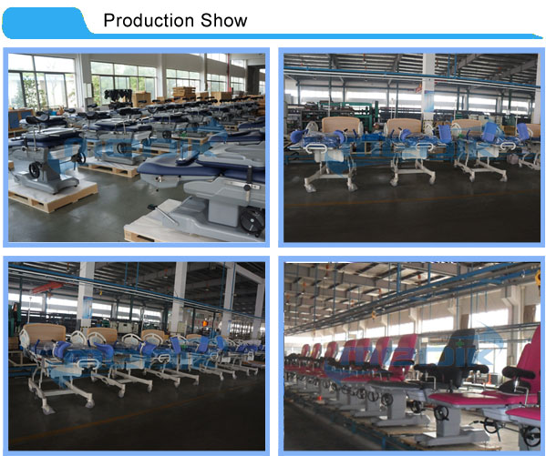 Semi электрический акушерский стул, пациент Gynecology рассматривает таблицу