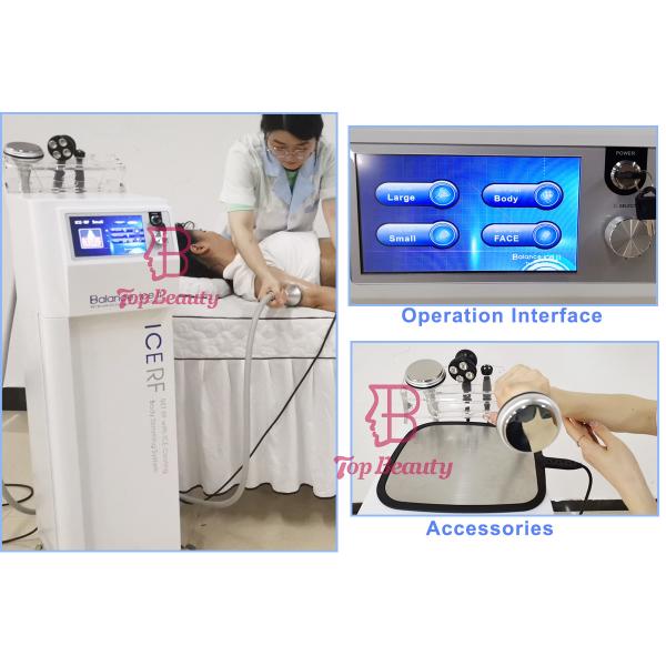 Ice Ret Cet Rf Skin Tightening Face Lift Machine Stationary