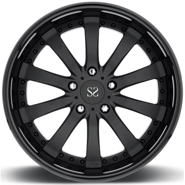 20 21 22 Inch Ferrari 2 Piece Forged Wheels Black Pcd 5x112 5 Holes