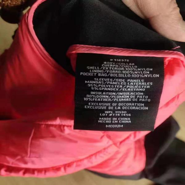 32.,Ladies Ultra Light Down Jacket With Knit Sleeve Cheap Price Good Quality See Through Design