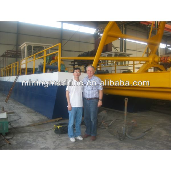 Small Csd200 Head Cutter Suction Dredger Ships 40000 KG Capacity 8 Inch
