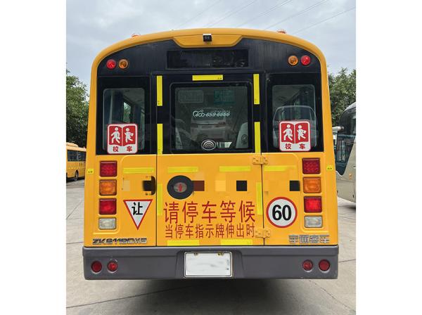 Yellow Used School Buses 46 Seats Manual Transmission Used  Buses