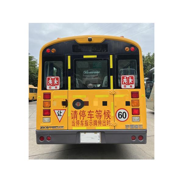 Ônibus escolares usados amarelos 46 lugares Transmissão manual Ônibus usados YuTong
