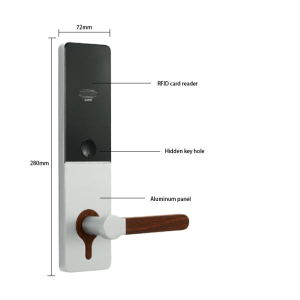 Металлический RFID смарт-замок для гостиничного апартамента