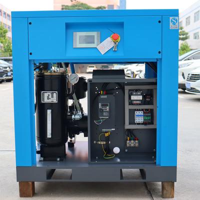 Compressor de ar de tipo parafuso de alta pressão de ferro fundido de liga de alumínio com sistema de arrefecimento de água por ar