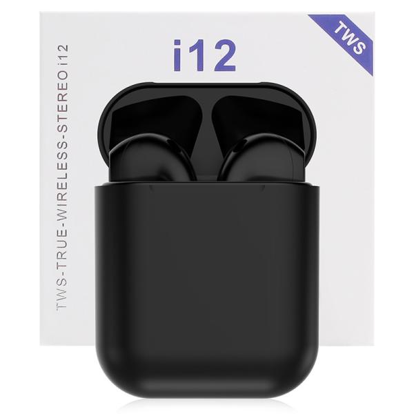 i12 With Charging Box BT 5.0 Earphone TWS Sport Headset in Ear Wireless Earphones 1:1 Pro Air Earphone Earbud Pods