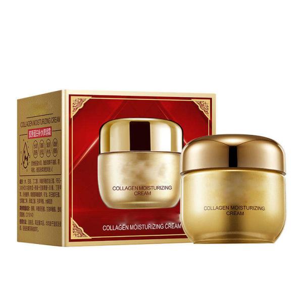 Cuidado da pele Creme de noite antienvelhecimento Creme facial hidratante de colágeno